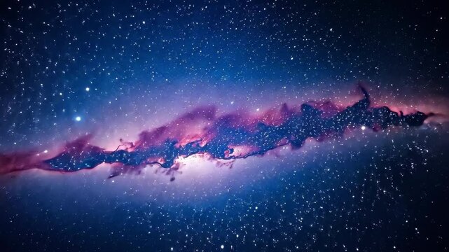 Diagonal Nebula Stream in Deep Starfield