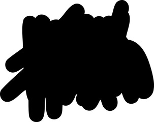 Spiked Hand Drawn Scribble Mark