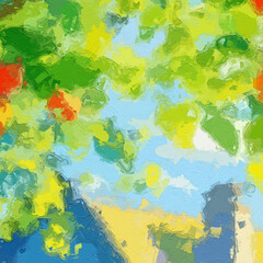 Various oil paintings, flowers, butterflies, chrysanthemums, horses, birds, fields, roosters, cats, dogs, fruits, geese, geese
