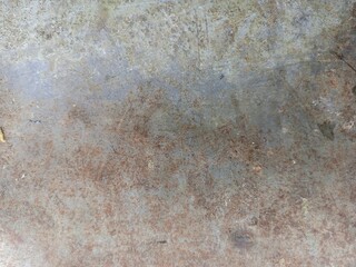 Iron Blue Grunge Wall Texture with Rust