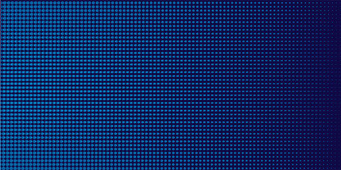 Naklejka premium Abstract blue and red dynamic wavy line dotted texture ,Dark blue background with copy space. Moder arts