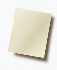 White sticky note, sticker-style, transparent background, PNG file with a white paper texture.