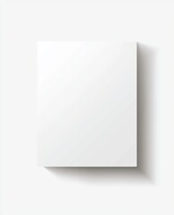 White sticky note, sticker-style, transparent background, PNG file with a white paper texture.