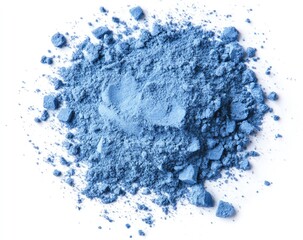 Obraz premium Pile of crushed, light-blue powder