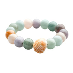 Elegant Bracelet with a Continuous Row of So Isolated on Transparent Background