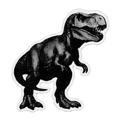 Obraz premium PNG Vintage dinosaur sketch art