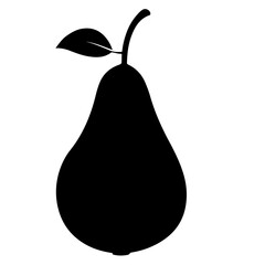 pear isolated on white background