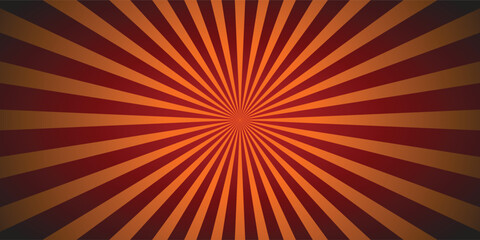 Background with retro rays. Vintage backdrop, boom, comic, circus pattern. Cartoon pop art template. Vector illustration