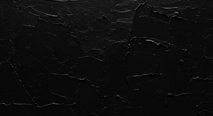 Abstract Black Textured Background with Rough Surface and Grunge Effect