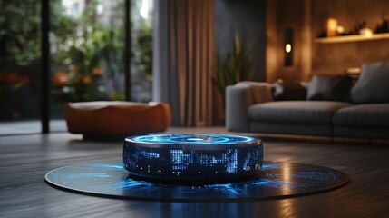 Fototapeta premium Smart Home Central Hub: Futuristic Design