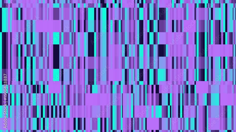 Poster rectangles composition with modern color palette. abstract composition of vertical rectangles in a m