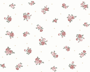 Elegant Hand Crafted Floral and Curly Pattern Compositions