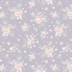 Stunning Handmade Scroll Floral Design Drawings