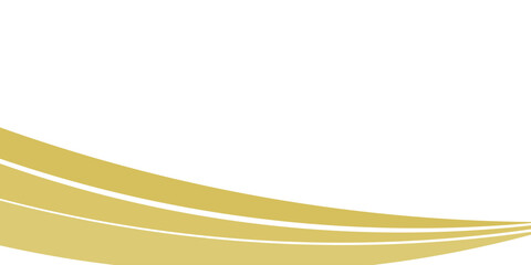 golden wave background. gold wave corner shape for element,