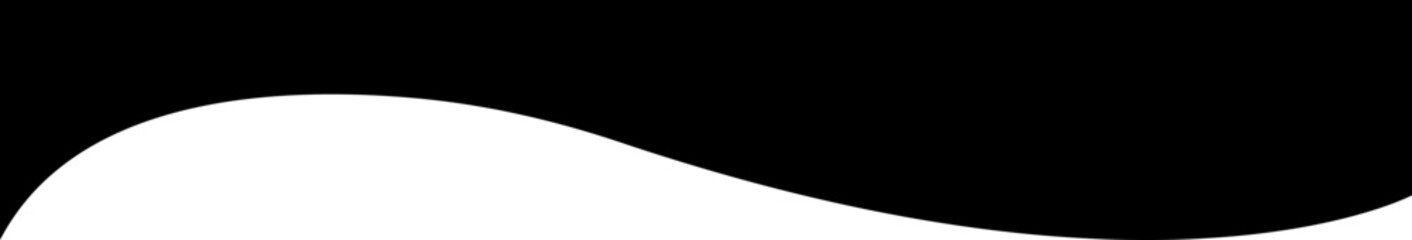 Header shape background for website design. Vector border for banner. Abstract divider for bottom or frame of template and web page. Presentation wavy and curve separator. on transparent background