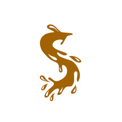 chocolate splash vector illustration