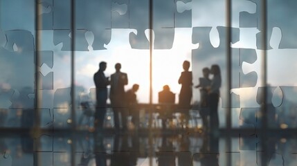 Financial Advisors Discussing Strategies with Clients in Office