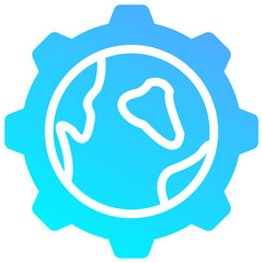 Earth Gear Icon