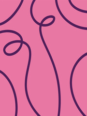  line doodle seamless pattern. Creative abstract squiggle style drawing background for children or trendy design, Wave Design Elements for Backgrounds, Patterns, Posters and Banners.