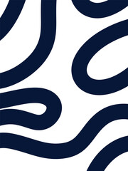  line doodle seamless pattern. Creative abstract squiggle style drawing background for children or trendy design, Wave Design Elements for Backgrounds, Patterns, Posters and Banners.