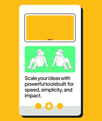 Sophisticated Finance Poster Template with Bold Lines Ideal for Banks and Advisors
