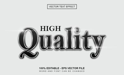 Quality text effect