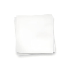 A stack of blank white paper sheets, ideal for notes, sketches, or printing tasks.