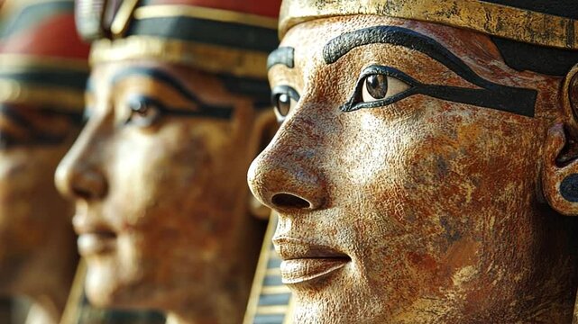 Ancient Egypt: Majestic Statues of Pharaohs