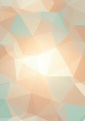 Abstract Geometric Background Illustration with Triangle Shapes and Pastel Colors
