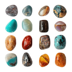 Collection of Polished Tumbled Stones - Gemstones