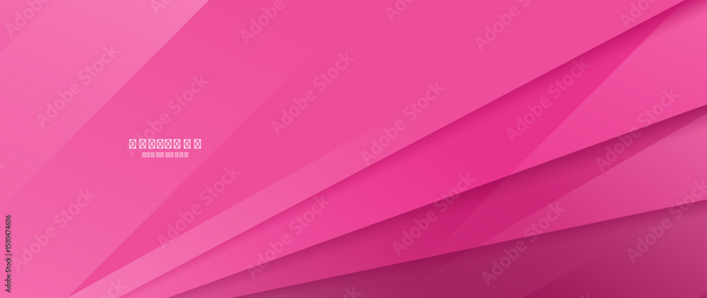 Poster modern pink abstract background. with random geometry patterns and straight lines. web banner, wallp
