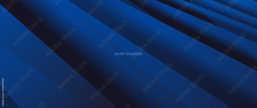 Poster abstract background is blue in color. with geometry patterns arranged regularly and forming the impr