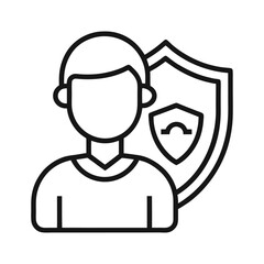 User Protection Shield Symbol