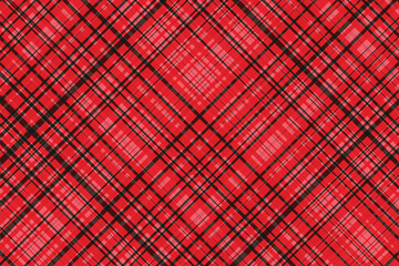 simple abstract fruit cocktail color thin to thick plaid check line pattern red and black plaid fabric texture