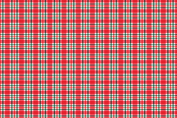 simple abstract fruit cocktail color plaid check line pattern red and green plaid fabric