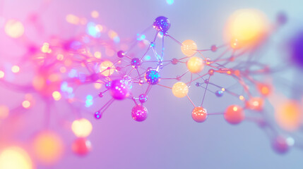 Futuristic AI-powered education concept, abstract visualization of personalized learning paths