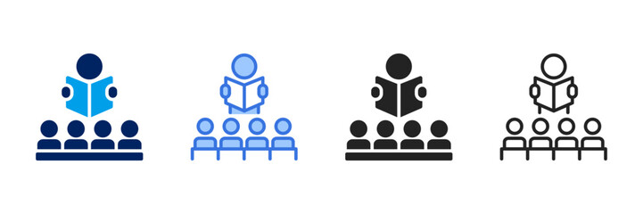 Storytelling  Icon Set Different Style Collection 