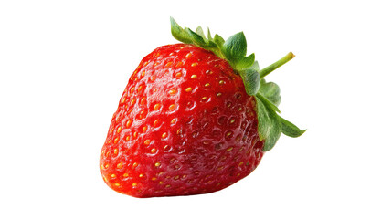 Fresh and juicy red strawberry isolated.