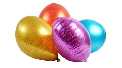 Colorful balloons for festive celebrations.