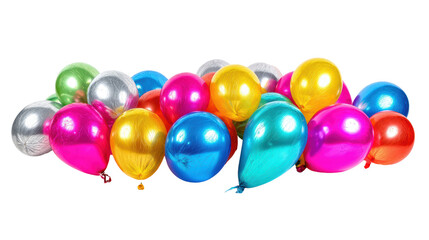 Colorful balloons for festive celebrations.