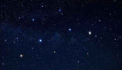 Obraz premium Night Sky Stars Cosmic Background.