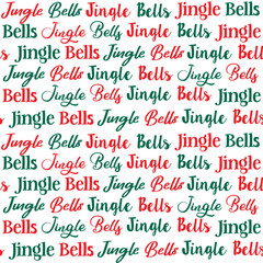 Christmas Typo Vector Art Seamless Pattern Design