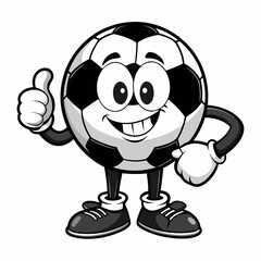 soccer ball cartoon