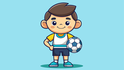 boy with soccer ball
