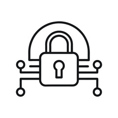 Closed Cyber Access Icon