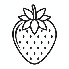 vector strawberry icon