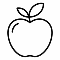 vector apple icon