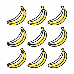 banana seamless pattern