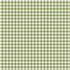 Muted Green and White Gingham Pattern