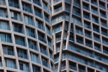 Fototapeta premium office building facade pattern